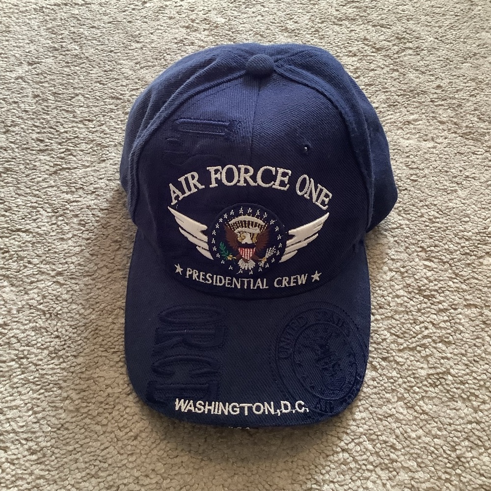 Air Force One Presidential Crew Baseball Cap - Old Glory Embroidered